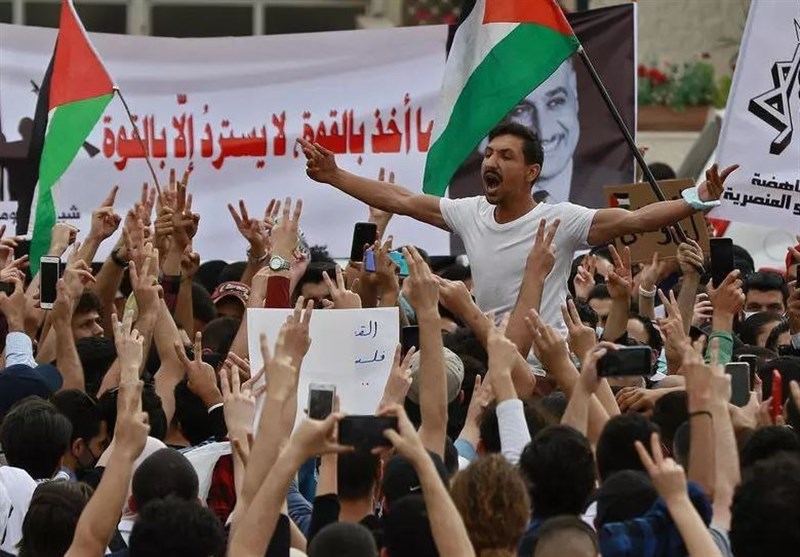 Jordanians Rally in Amman in Support of Palestine (+Video)