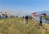 تظاهرات در مرز لبنان و فلسطین اشغالی؛ نظامیان صهیونیست به سمت تظاهرات‌کنندگان آتش گشودند