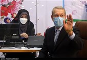 حضور علی لاریجانی در ستاد انتخابات کشور