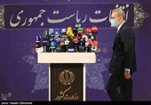 حضور علی لاریجانی در ستاد انتخابات کشور