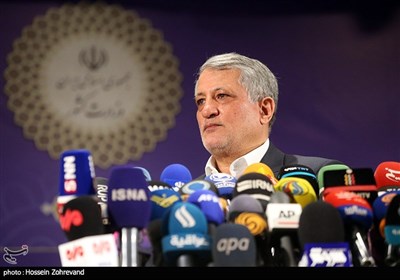 حضور محسن هاشمی در ستاد انتخابات کشور