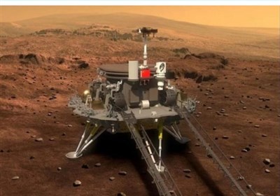  آغاز فرآیند کاوش مریخ نورد چینی روی سطح سیاره سرخ 