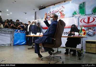 حضور اسحاق جهانگیری در ستاد انتخابات کشور