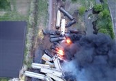 Train in Iowa Hauling Hazardous Materials Derails, Catches Fire