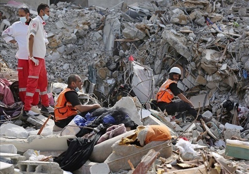 غزة.. 200 شهیداً و 1305 اصابة جراء العدوان الصهیونی