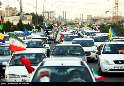 راهپیمایی خودرویی در حمایت از مردم مظلوم فلسطین