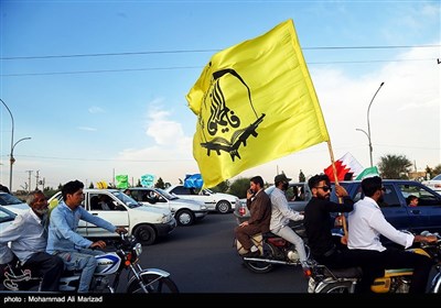 راهپیمایی خودرویی در حمایت از مردم مظلوم فلسطین