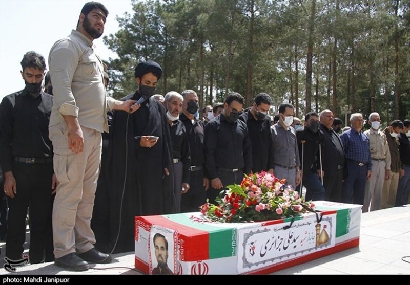 جانباز اردبیلی به همرزمان شهیدش پیوست