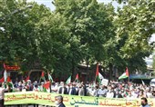 تجمع خودجوش مردم گرگان در حمایت از ملت مظلوم فلسطین برگزار شد