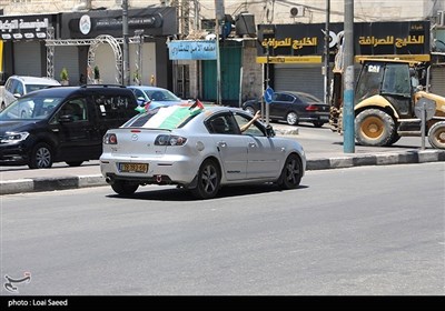 اضراب الشعب الفلسطینی فی الضفة الغربیة