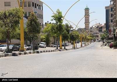 اضراب الشعب الفلسطینی فی الضفة الغربیة