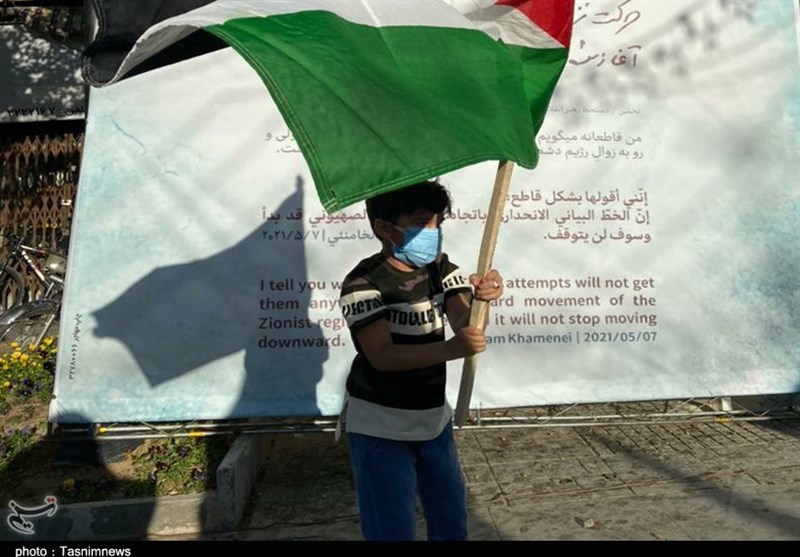 تجمع خودجوش مردم استان مرکزی در حمایت از مردم فلسطین به روایت تصویر