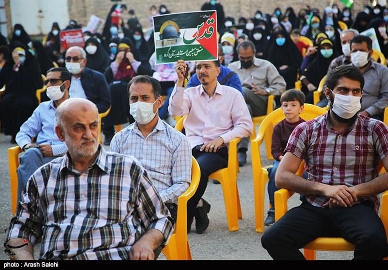 تجمع مردم قزوین در حمایت از ملت مظلوم فلسطین به روایت تصویر