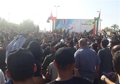 تظاهرات باشکوه مردم عراق علیه رژیم صهیونیستی؛ تاکید بر حمایت قاطع از ملت و مقاومت فلسطین+تصاویر