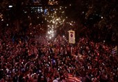 هوادار 14 ساله اتلتیکو در جشن‌های خیابانی مادرید جان باخت