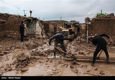  مسئولان دوباره غافلگیر شدند/ سیل به‌خانه‌های روستایی منطقه "قره‌پشتلو" زنجان خسارت زد 