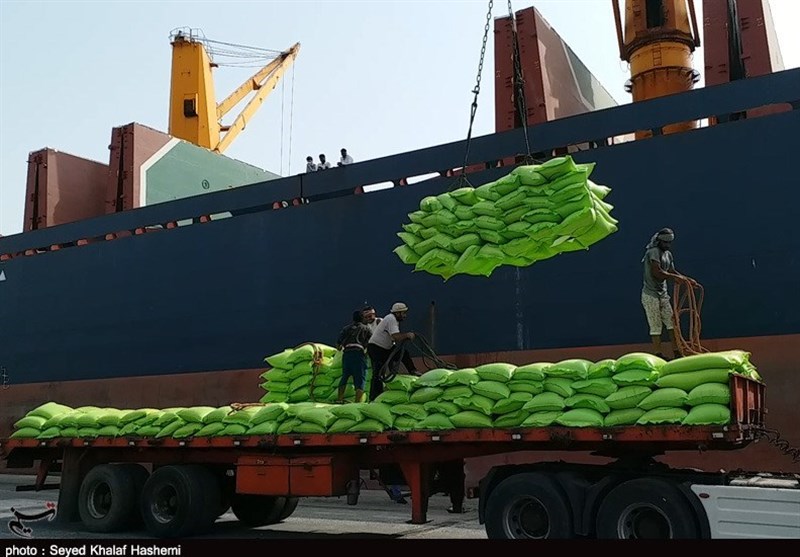 پهلوگیری کشتی کالاهای اساسی در بندر بوشهر/ 37 هزار تن برنج وارد کشور می‌شود