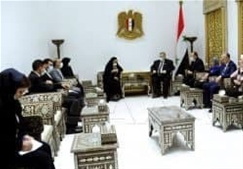 دیدار هیئت ایرانی با رئیس مجلس سوریه/ تقدیر از حمایت‌های همه‌جانبه ایران از ملت سوریه