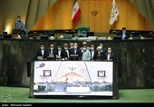 مراسم تحلیف اعضای جدید هیأت رئیسه مجلس شورای اسلامی