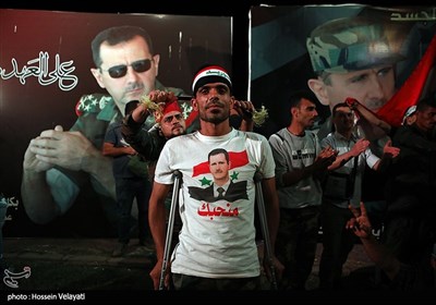 جشن پیروزی بشار اسد در انتخابات ریاست جمهوری