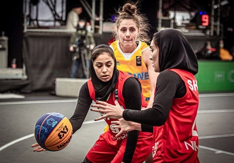 بسکتبال سه نفره انتخابی المپیک| سومین شکست دختران ایران برابر اوکراین