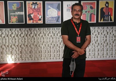 مهدی جعفری کارگردان در سومین روز سی‌وهشتمین جشنواره جهانی فیلم فجر