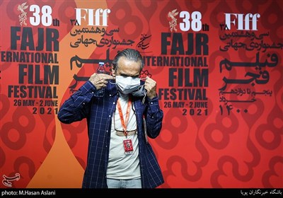 همایون ارشادی بازیگر در سومین روز سی‌وهشتمین جشنواره جهانی فیلم فجر