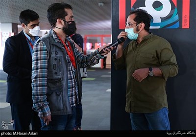 احسان عبدی پور کارگردان در سومین روز سی‌وهشتمین جشنواره جهانی فیلم فجر