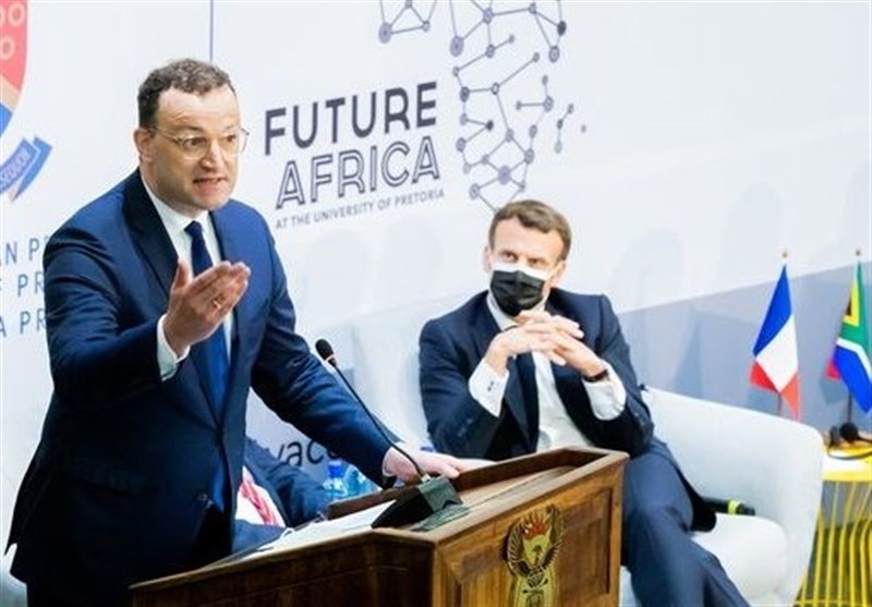 سفر رئیس جمهور فرانسه و وزیر بهداشت آلمان به آفریقای جنوبی