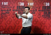 بهرنگ علوی در چهارمین روز سی‌وهشتمین جشنواره جهانی فیلم فجر در پردیس سینمایی چارسو
