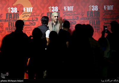 امیریل ارجمند در چهارمین روز سی‌وهشتمین جشنواره جهانی فیلم فجر در پردیس سینمایی چارسو
