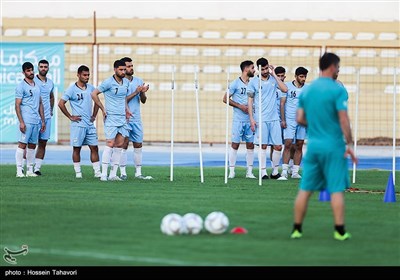 Iran National Football Team’s Training Camp Held on Kish Island