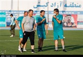 Iran National Football Team’s Training Camp Held on Kish Island