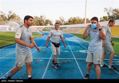 Iran National Football Team’s Training Camp Held on Kish Island