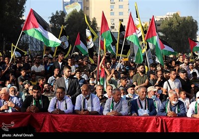 رژه مقاومت فلسطین در غزه