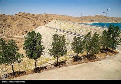 کاهش شدید ذخیره آب سد جره در رامهرمز - خوزستان