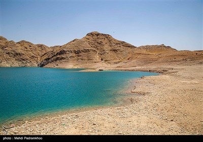 کاهش شدید ذخیره آب سد جره در رامهرمز - خوزستان