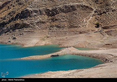کاهش شدید ذخیره آب سد جره در رامهرمز - خوزستان