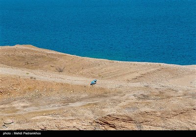 کاهش شدید ذخیره آب سد جره در رامهرمز - خوزستان