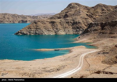 کاهش شدید ذخیره آب سد جره در رامهرمز - خوزستان