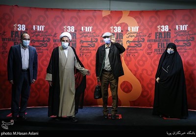 بیژن نوباوه و اعضای کمیسیون فرهنگی مجلس در سی‌وهشتمین جشنواره جهانی فیلم فجر
