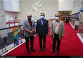 امیر اسفندیاری،محمدمهدی عسکرپور,دکتر حسین انتظامی در  ششمین روز سی‌وهشتمین جشنواره جهانی فیلم فجر در پردیس سینمایی چارسو