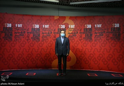 دکتر حسین انتظامی در ششمین روز سی‌وهشتمین جشنواره جهانی فیلم فجر در پردیس سینمایی چارسو