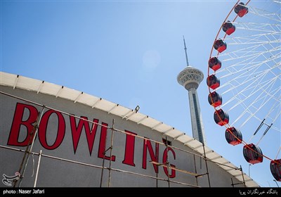 بازدید از شهربازی در حال احداث برج میلاد تهران