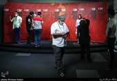 مازیار میری کارگردان در هفتمین روز سی‌وهشتمین جشنواره جهانی فیلم فجر در پردیس سینمایی چارسو