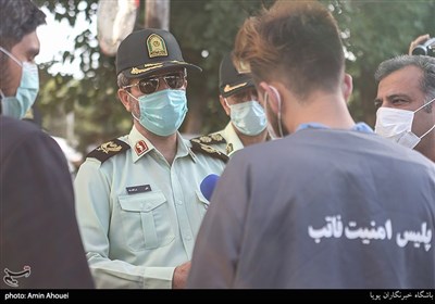 سردار علی ذوالقدری رئیس پلیس امنیت تهران بزرگ