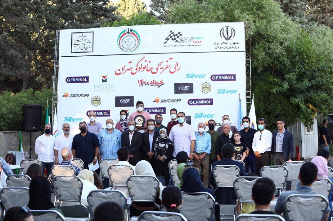معرفی نفرات برتر مسابقات رالی تهران، جام زنده‌ یاد سامیار مظاهری