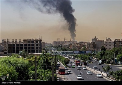 روز دوم آتش سوزی پالایشگاه تهران
