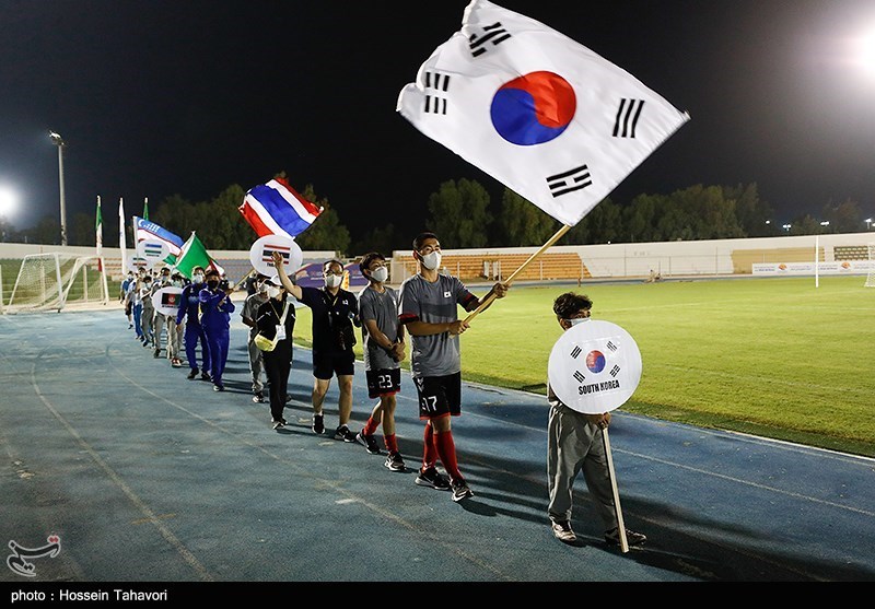 افتتاحیه مسابقات فوتبال ناشنوایان در کیش