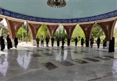 مراسم تجدید میثاق اعضای بسیج رسانه ایلام با آرمانهای امام راحل (ره)+ فیلم